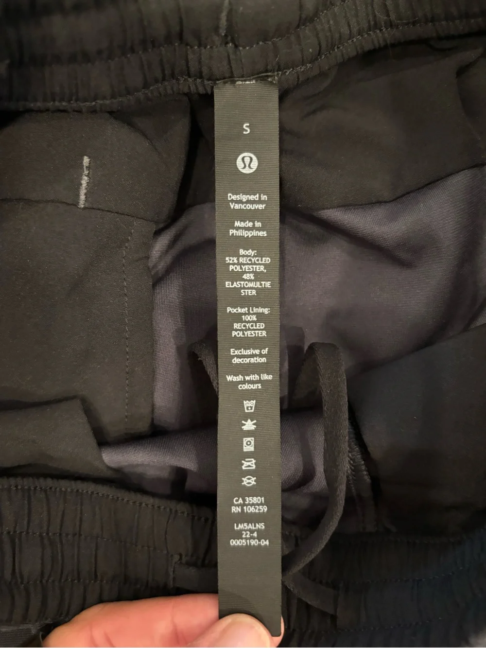 lululemon athletica stretchy wrinkle resistant Elastic-Waist ABC pull on pants